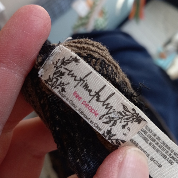 Free People Intimately Losin' It Romper Color Raven Womens Size Small - Picture 8 of 12